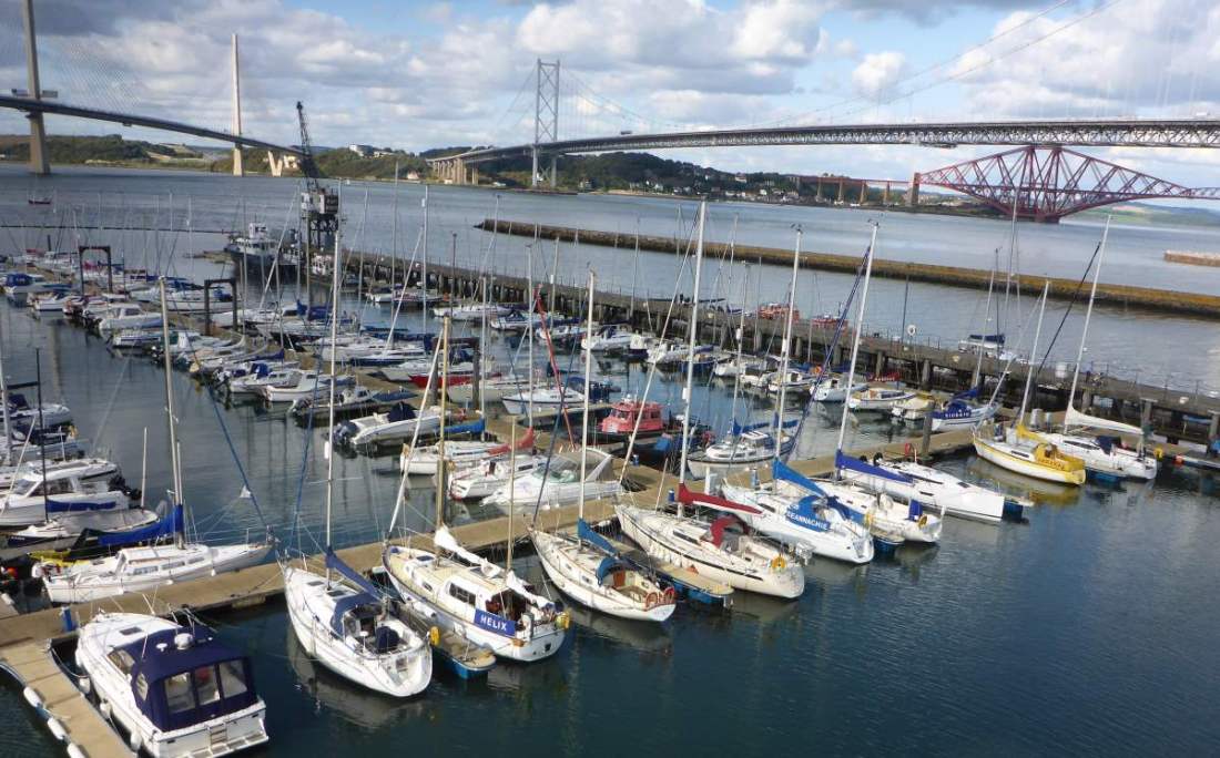 Day102 Port Edgar from masthead